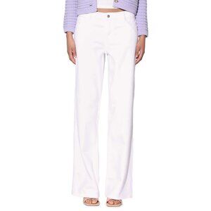 WALTER BAKER Elena Wide-Leg white Denim Jeans size 2